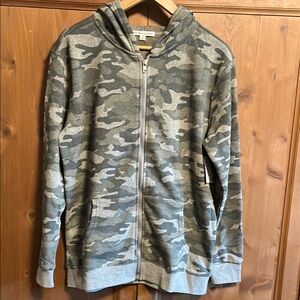 NWT Threads 4 Thought Camouflage Zip-Up Hoodie; teen, size 16